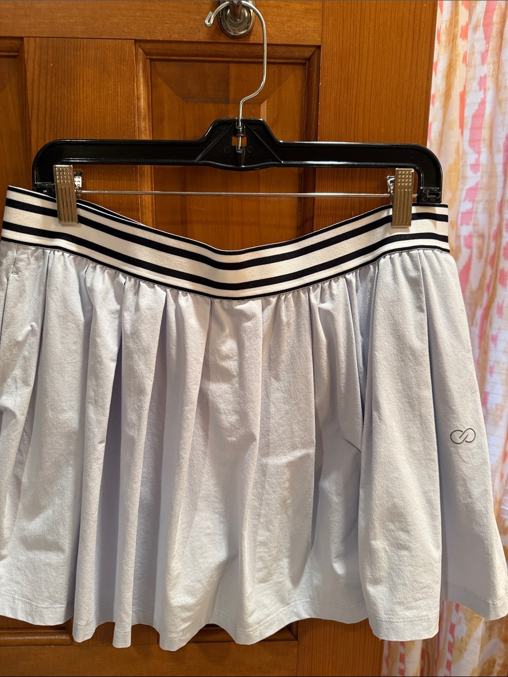 CALIA by Carrie Underwood Pale Blue Skork with Striped Waistband